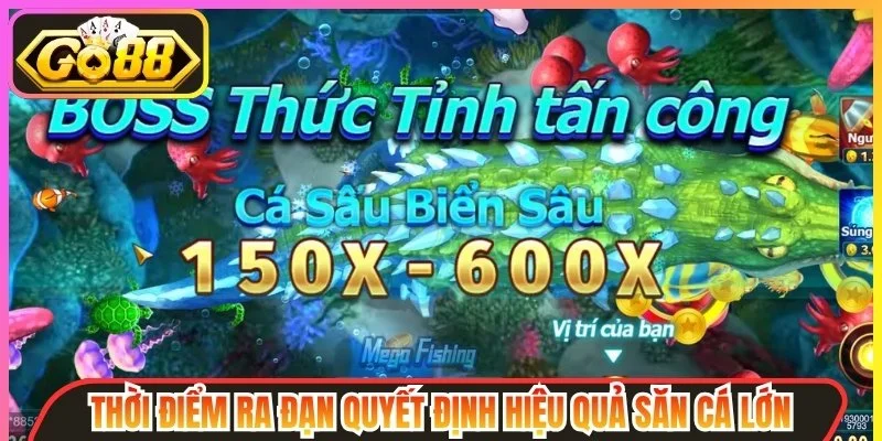 Thời điểm ra đạn quyết định hiệu quả săn cá lớn