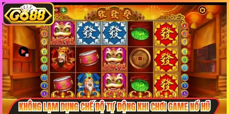 Không lạm dụng chế độ tự động