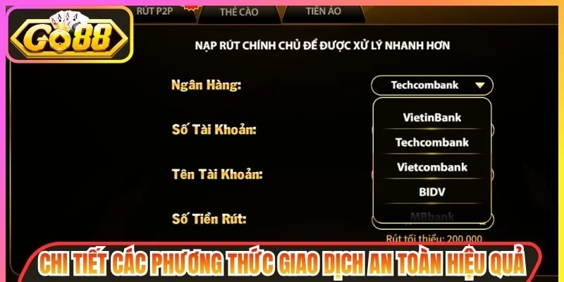 Rút Tiền Go88 - Hướng Dẫn Quy Trình Chuẩn Xác Bảo Mật